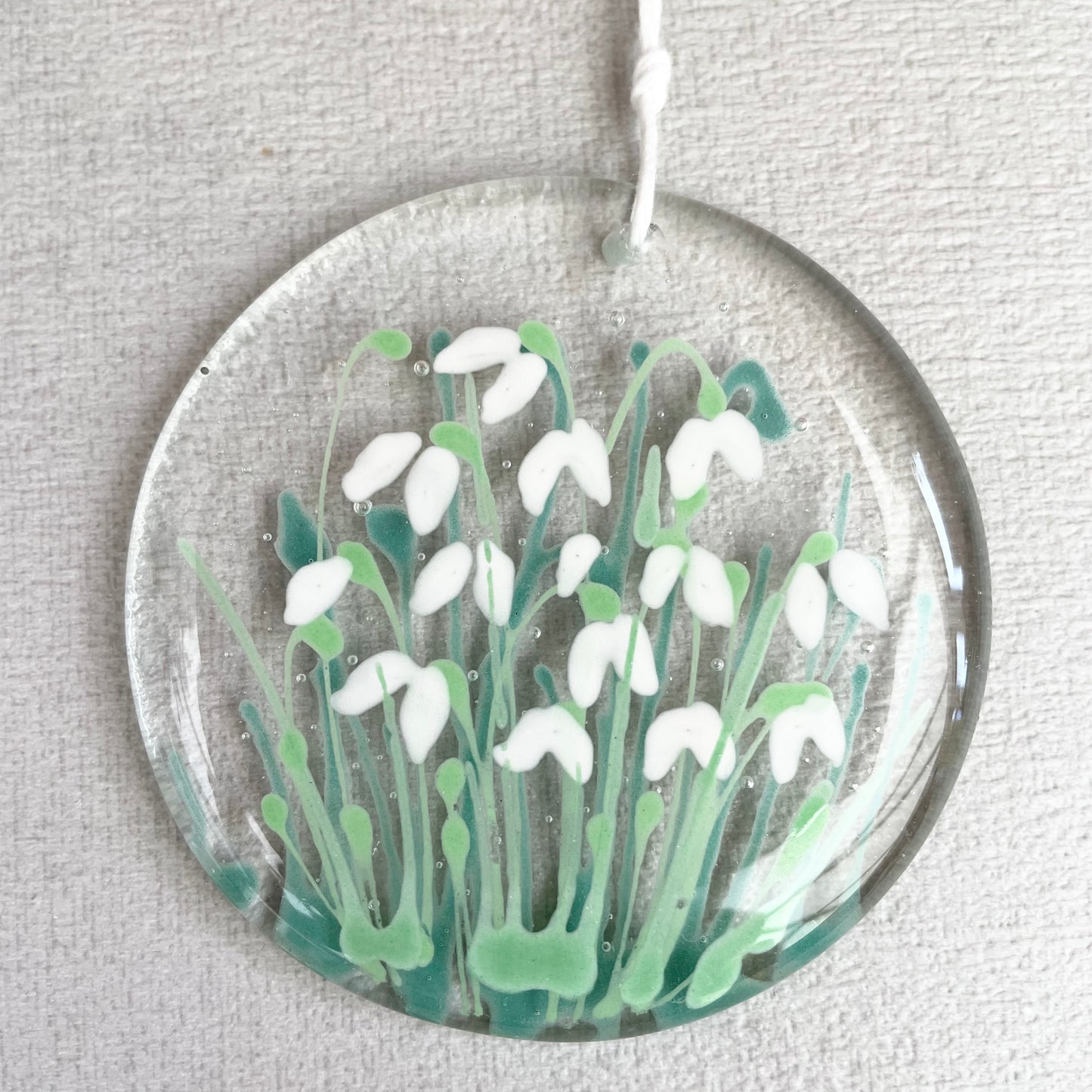 Snowdrops - round decoration