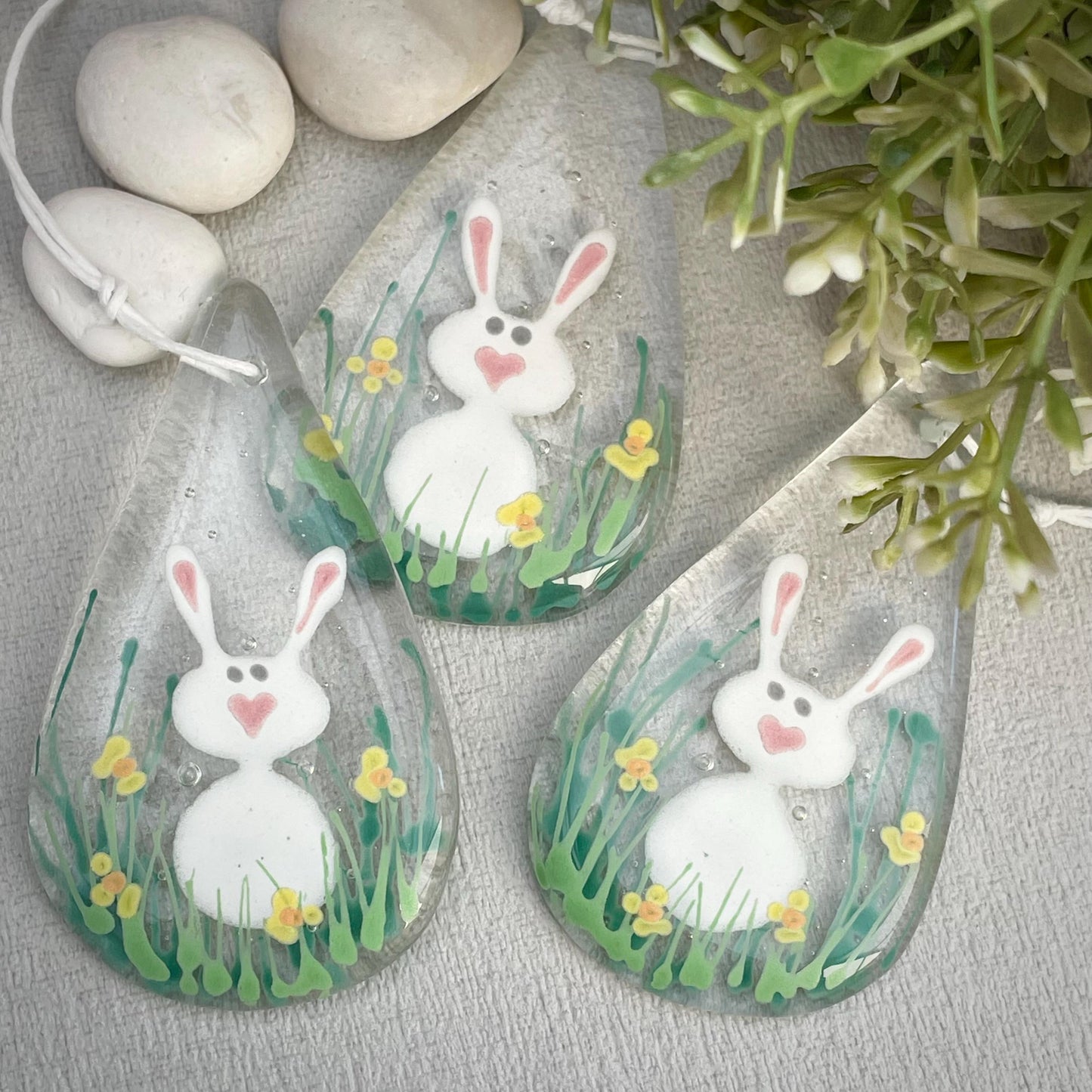 Easter Bunny teardrop