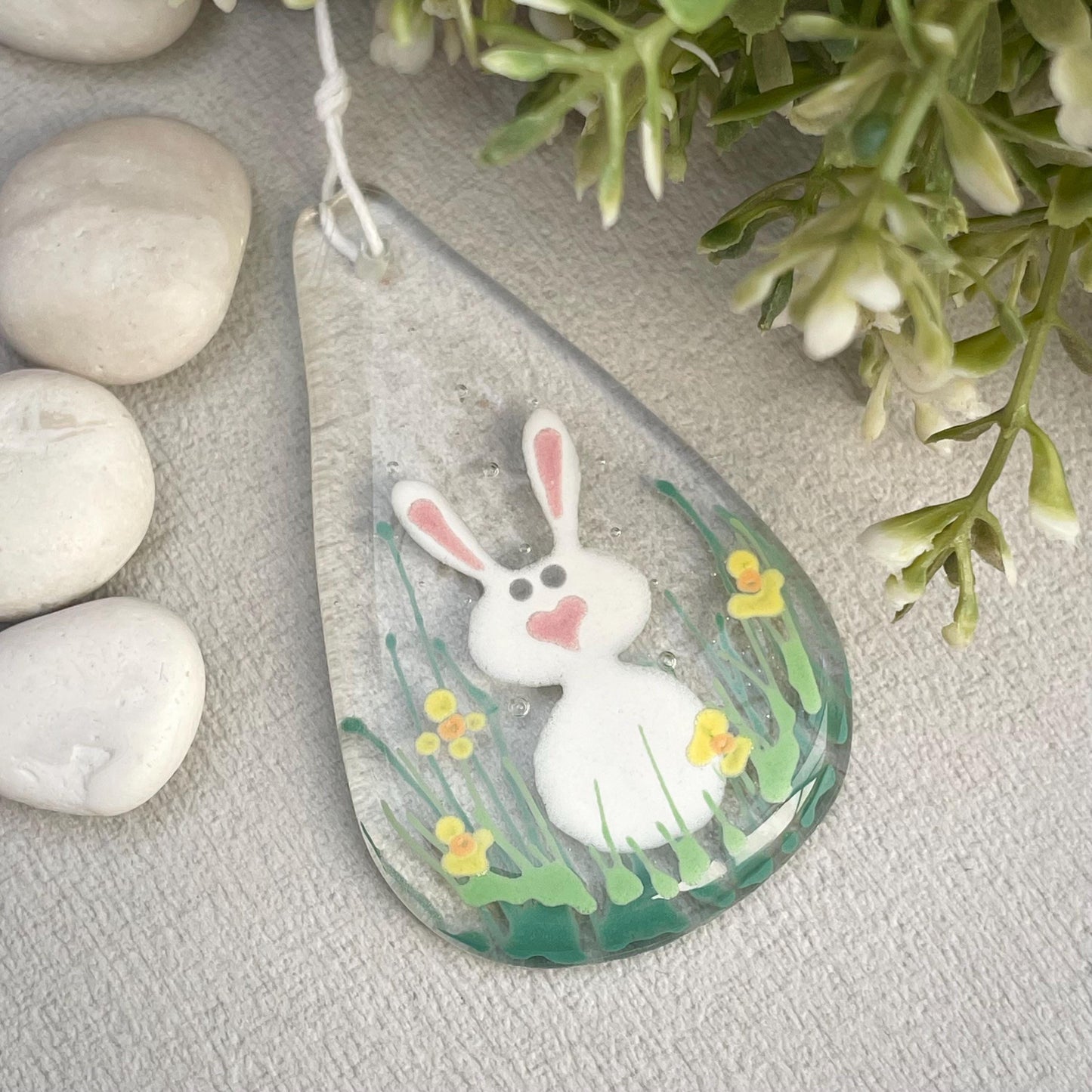 Easter Bunny teardrop