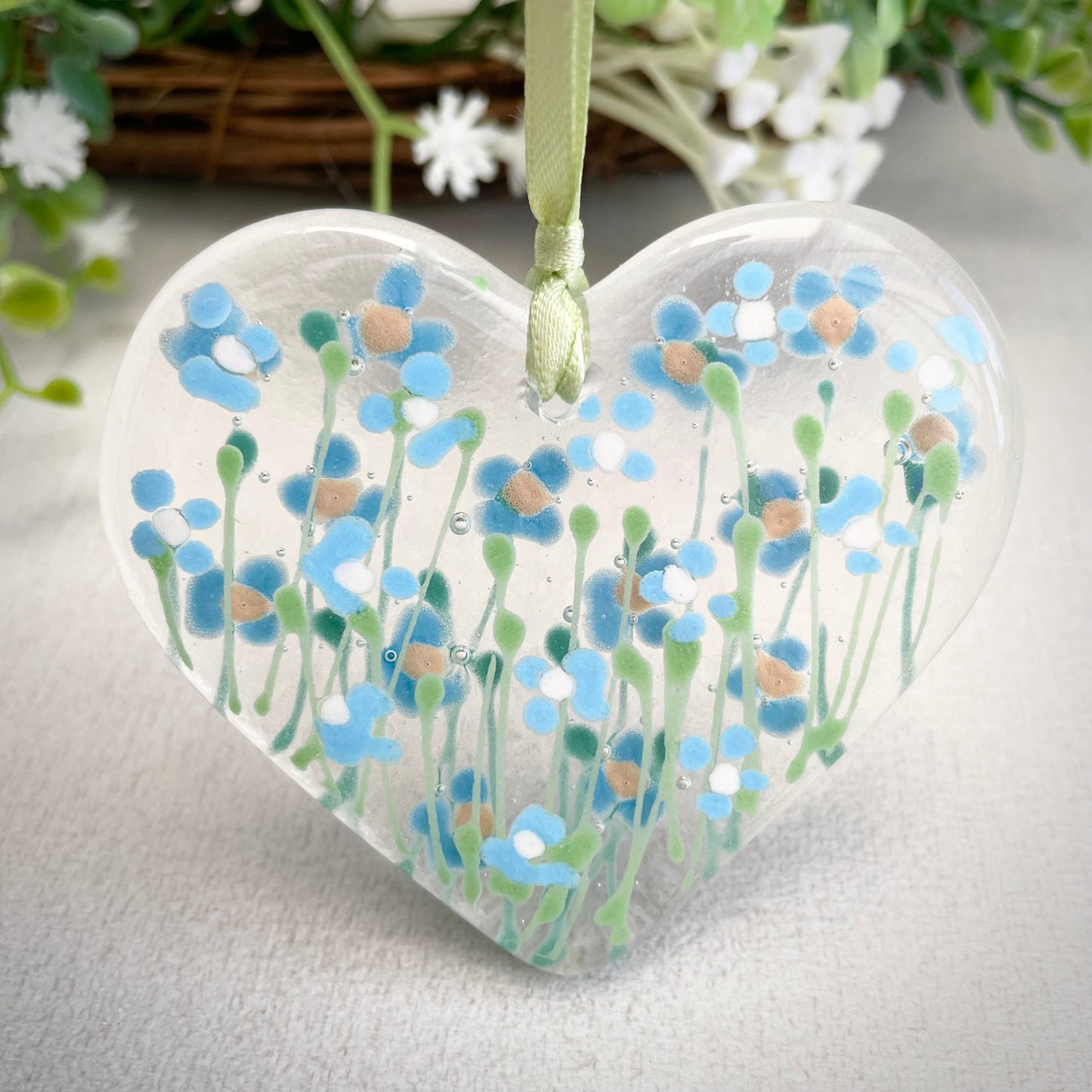 Forget-me-not heart ~ small