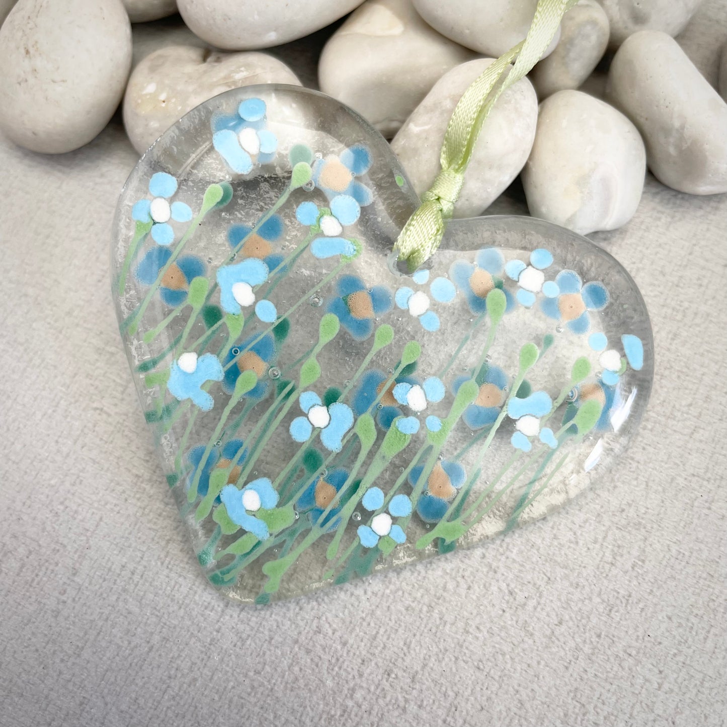 Forget-me-not heart ~ small