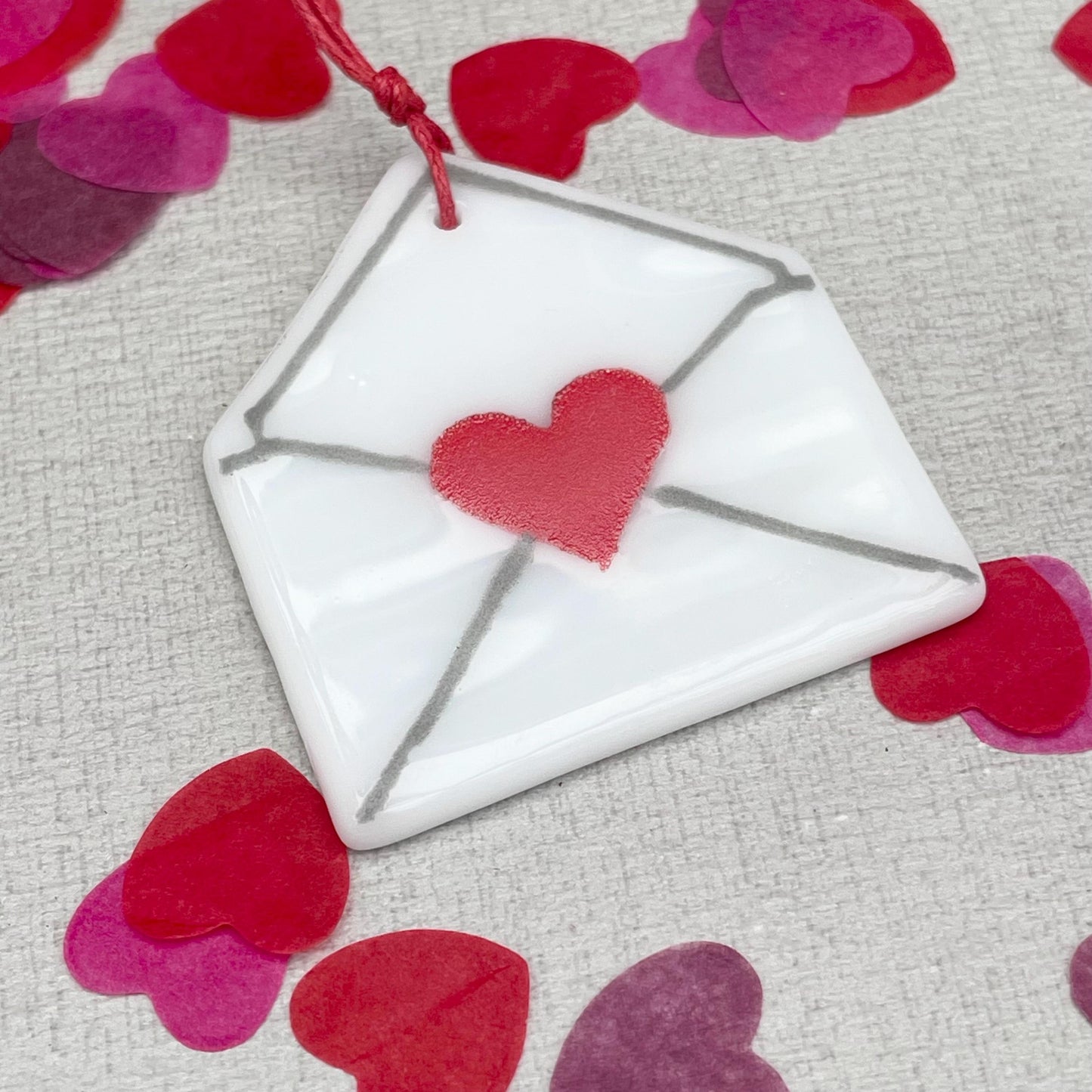 Love Letters - heart motif envelopes