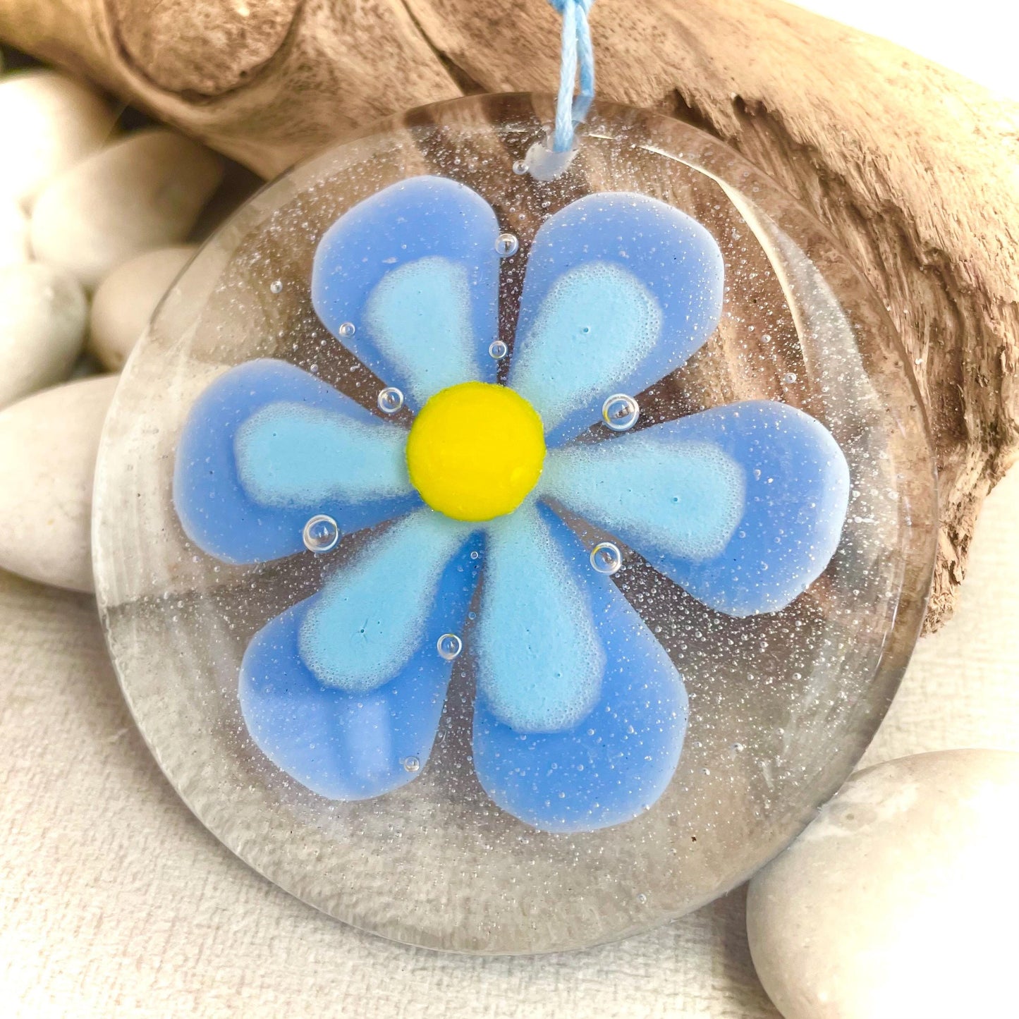 Cornflower  Blue - Flower Suncatcher