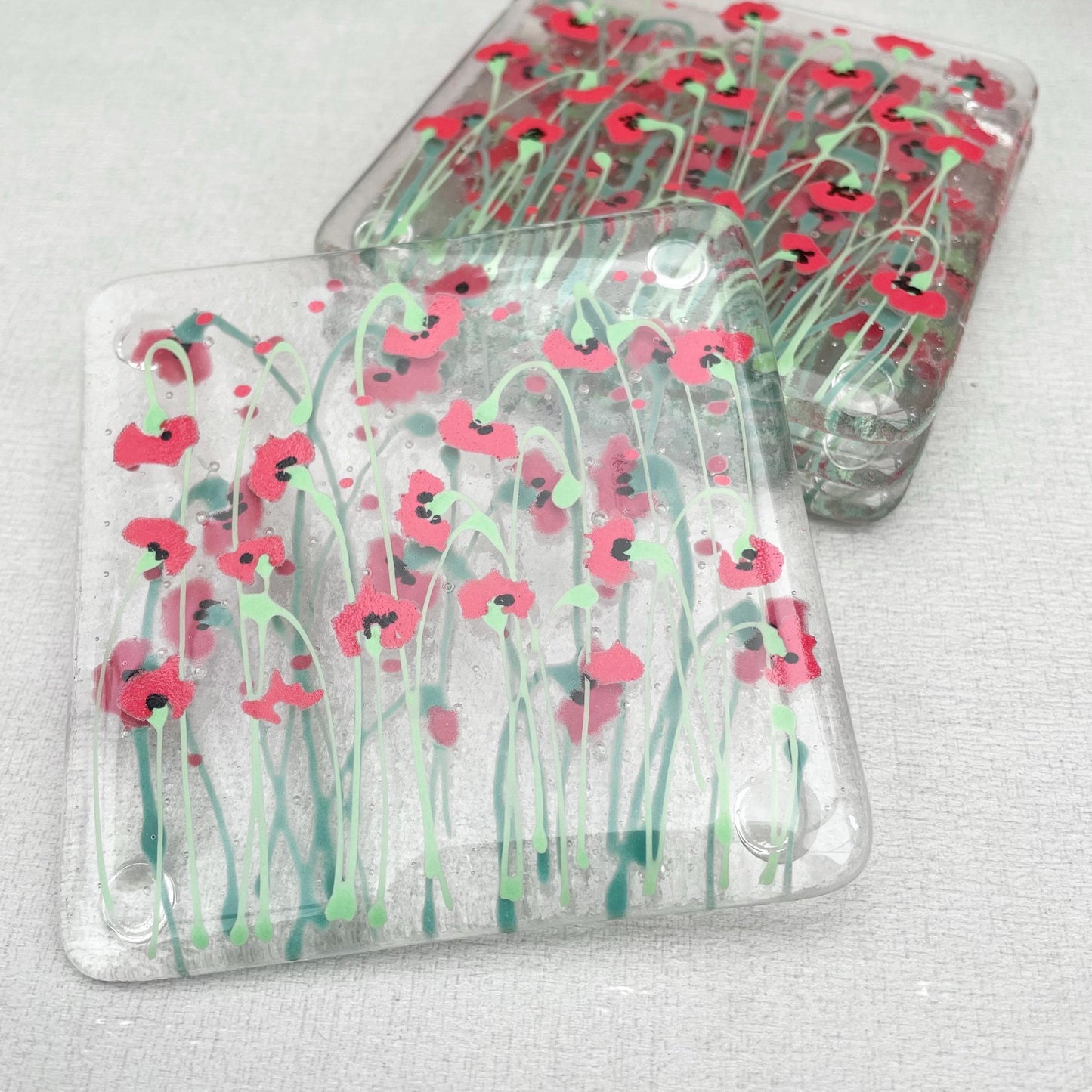 Wild Poppies - coasters