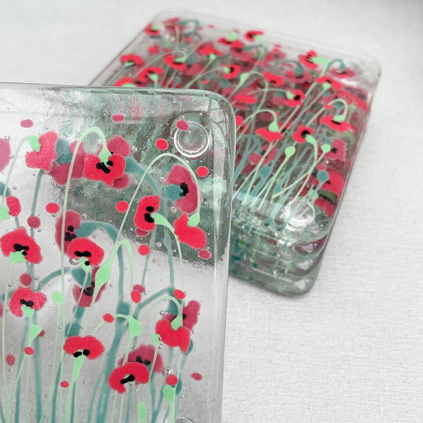 Wild Poppies - coasters