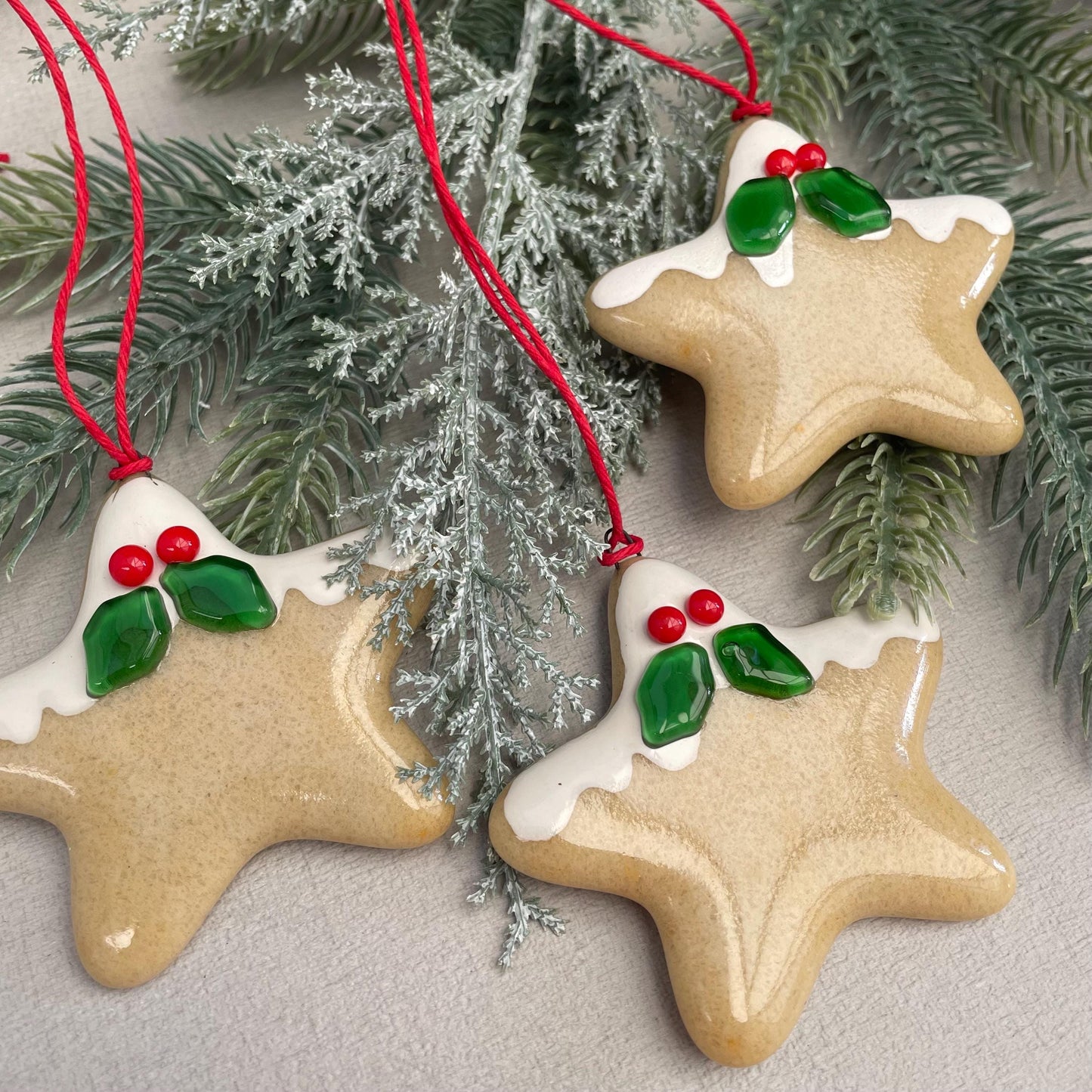 Gingerbread Star - Christmas Tree Decoration