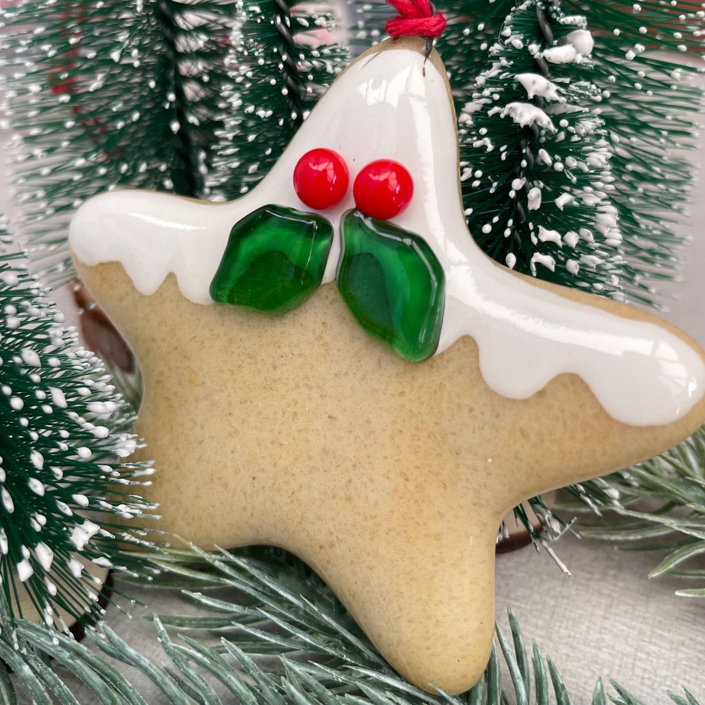 Gingerbread Star - Christmas Tree Decoration