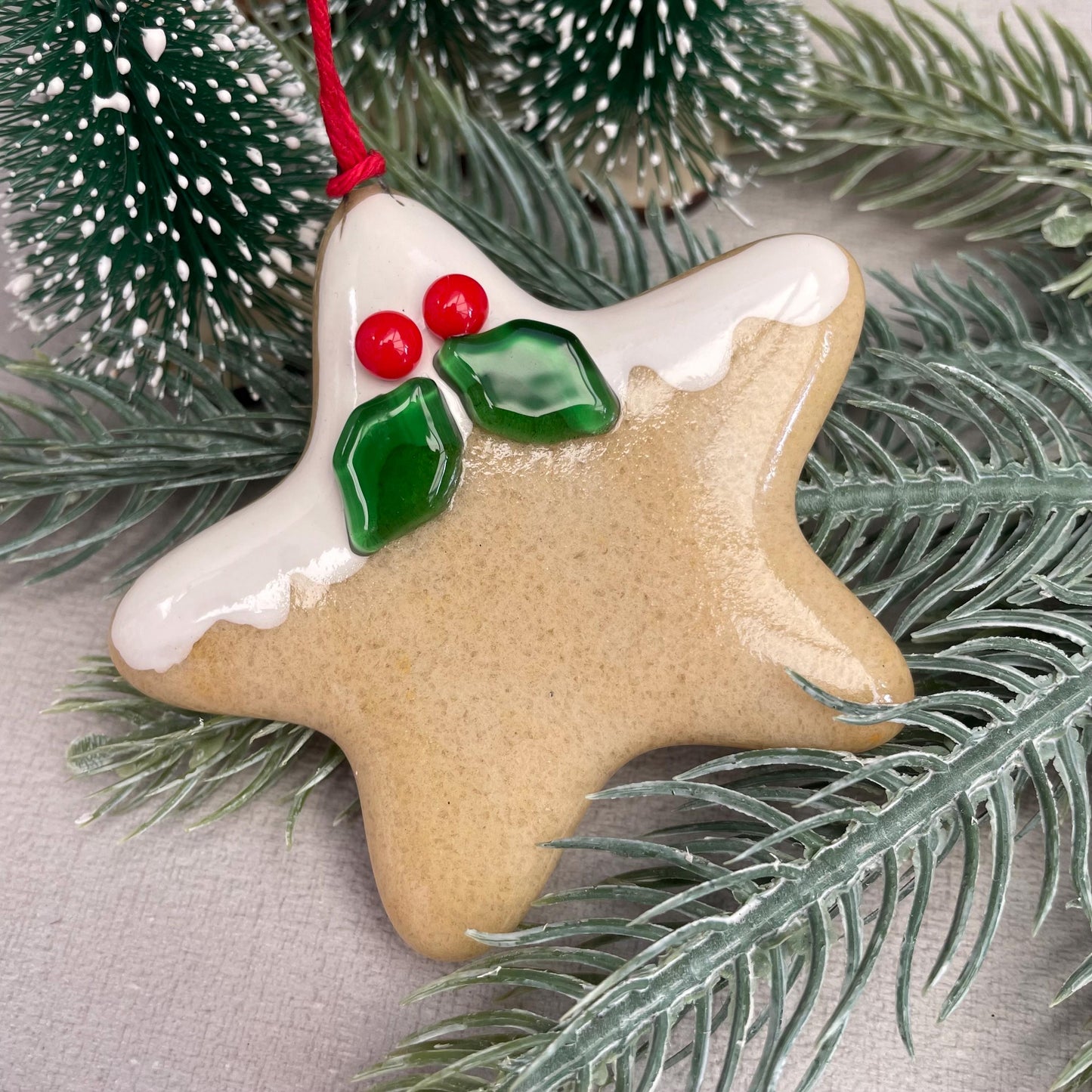 Gingerbread Star - Christmas Tree Decoration