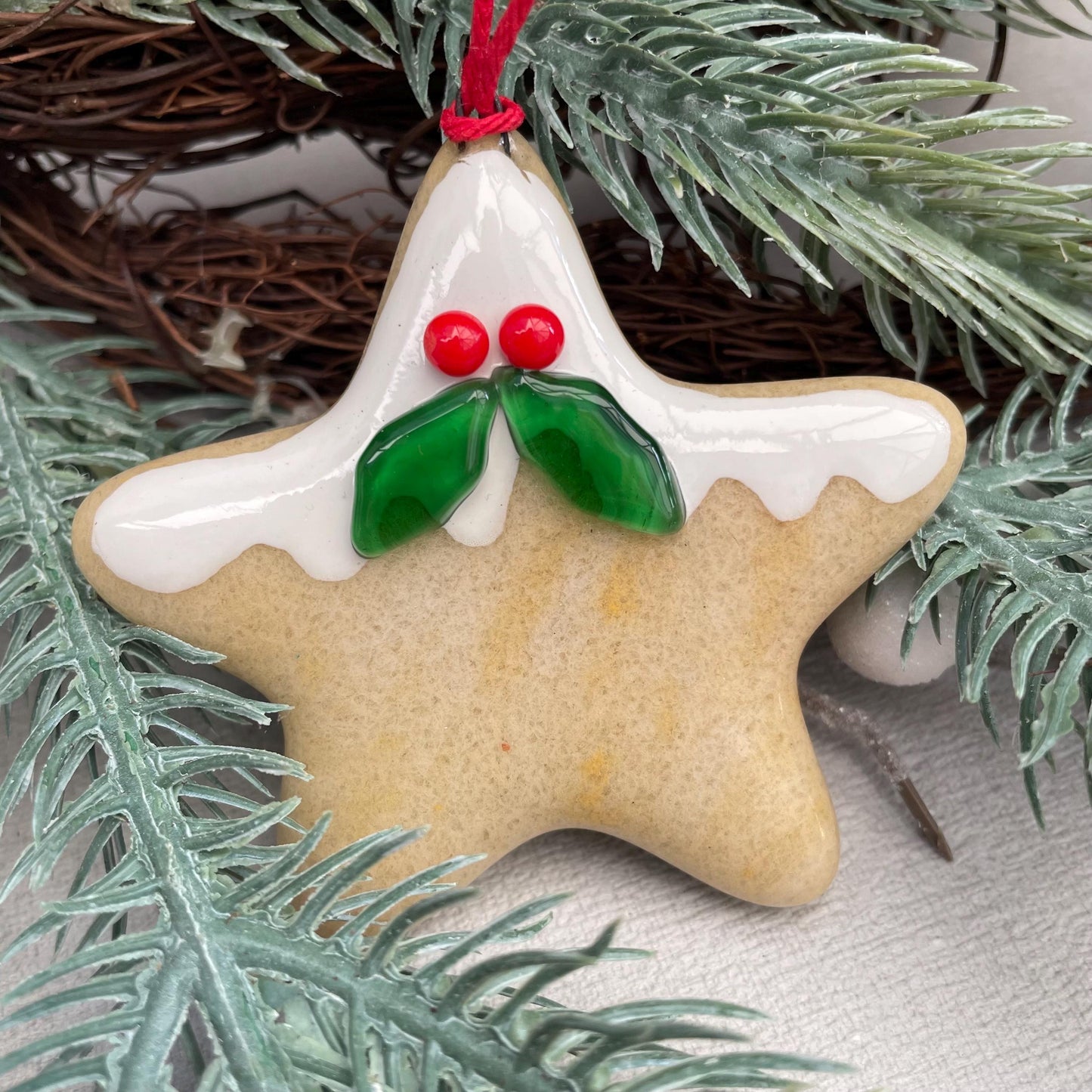Gingerbread Star - Christmas Tree Decoration